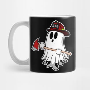 Ghost Firefighter Axe Mug